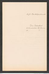 k.k. naturhistorisches Hofmuseum, Intendanzakten 1876-1884 (Hochstetter), Aktenzahl Z.28/1877, Seite 4